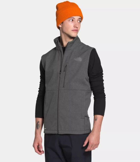 tnf gris foncé chiné Hommes The North Face gilet bionique apex 62XR202