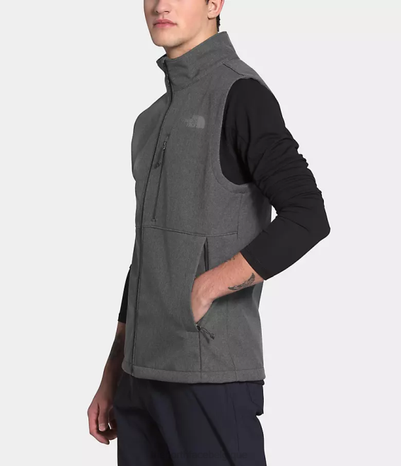tnf gris foncé chiné Hommes The North Face gilet bionique apex 62XR202