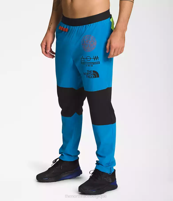 bleu super sonic/noir tnf Hommes The North Face pantalon de jogging trailwear okt 62XR217