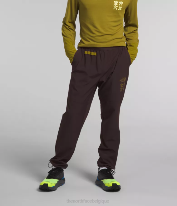 brun charbon Hommes The North Face pantalon de jogging trailwear okt 62XR216 - Cliquez sur l'image pour la fermer