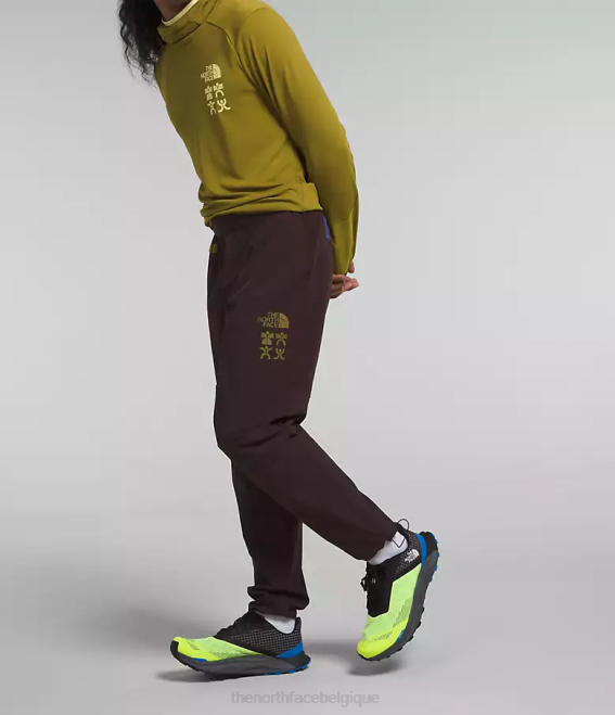 brun charbon Hommes The North Face pantalon de jogging trailwear okt 62XR216