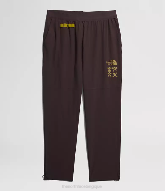 brun charbon Hommes The North Face pantalon de jogging trailwear okt 62XR216