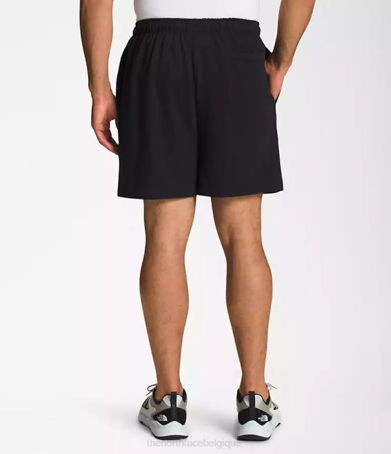 tnf noir Hommes The North Face short en molleton à logo simple 62XR361