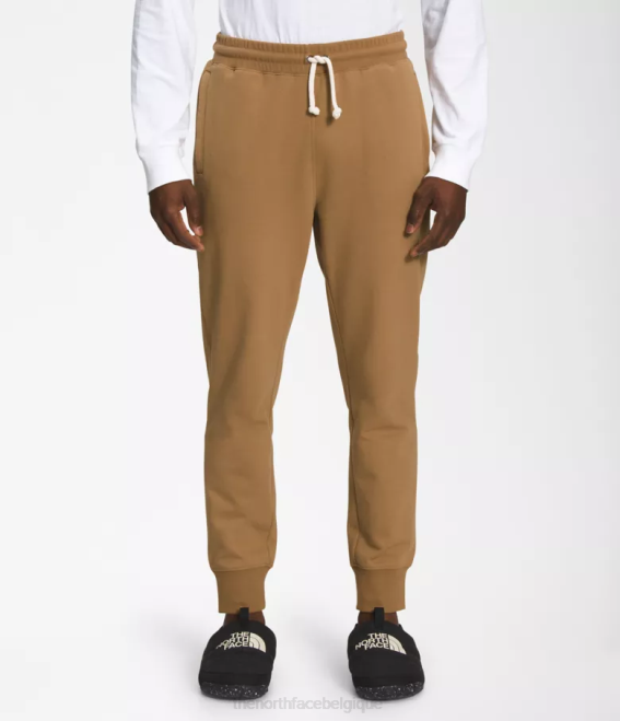 marron utilitaire Hommes The North Face pantalon de jogging à écusson Heritage 62XR308