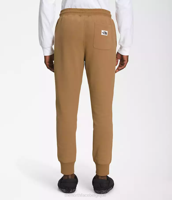 marron utilitaire Hommes The North Face pantalon de jogging à écusson Heritage 62XR308