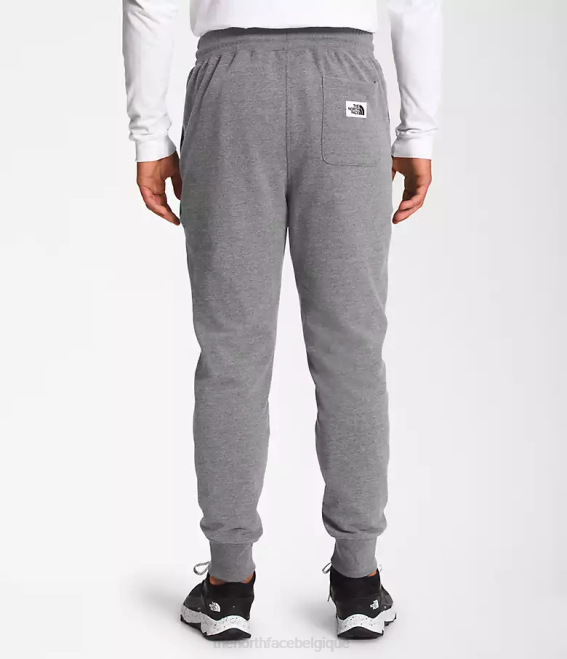 tnf gris moyen chiné Hommes The North Face pantalon de jogging à écusson Heritage 62XR307