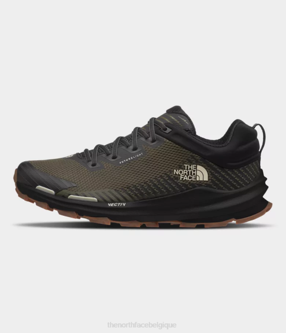 olive militaire/noir tnf Hommes The North Face chaussures vectiv fastpack futurelight 62XR220