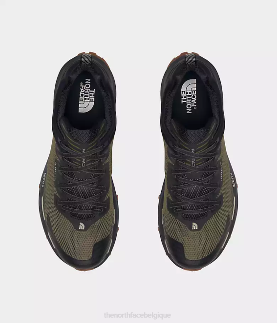 olive militaire/noir tnf Hommes The North Face chaussures vectiv fastpack futurelight 62XR220