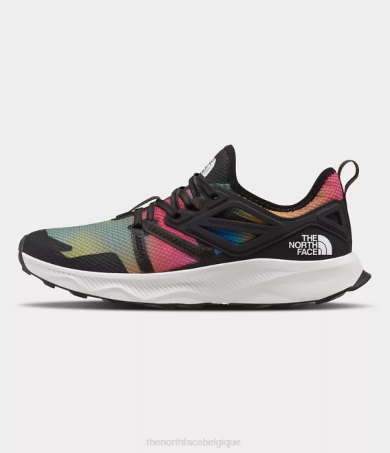 fierté super sonic imprimé bleu/noir tnf Hommes The North Face chaussures oeil de bœuf 62XR1078 - Cliquez sur l'image pour la fermer