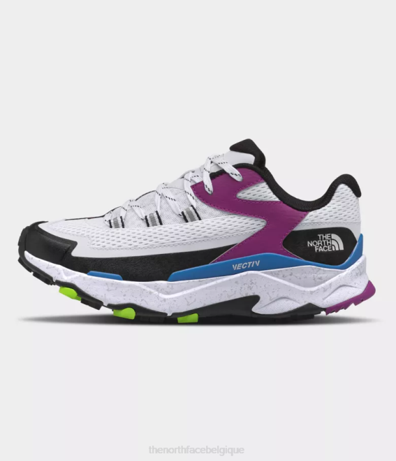 fleur de cactus tnf blanc/violet Hommes The North Face chaussures vectiv taraval 62XR1312
