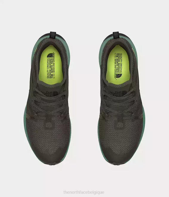 nouveau vert taupe/vert herbe foncé Hommes The North Face chaussures oeil de bœuf 62XR1079