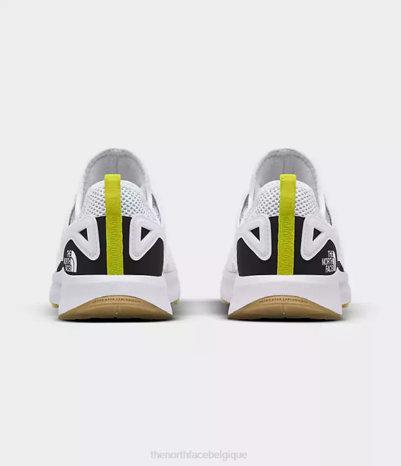 tnf blanc/led jaune Hommes The North Face chaussures oeil de bœuf 62XR1080