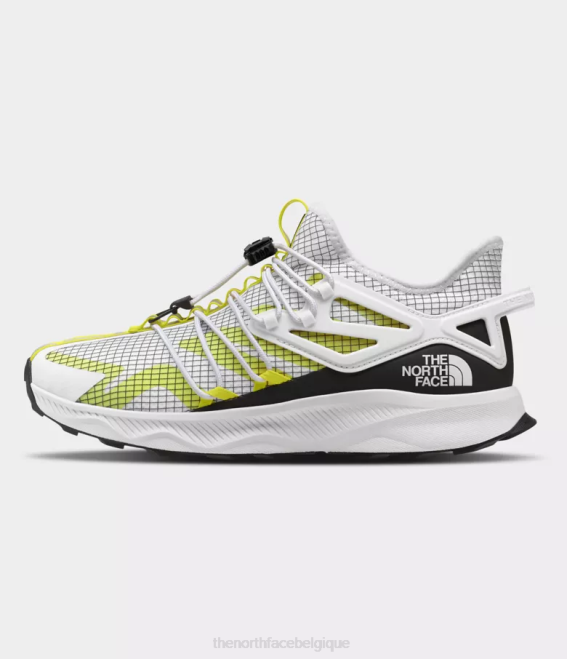 tnf blanc/led jaune Hommes The North Face chaussures techniques oxeye 62XR661