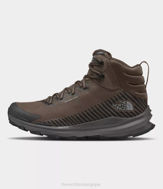 demitasse marron/tnf noir Hommes The North Face bottes vectiv fastpack mi-futurlight 62XR716