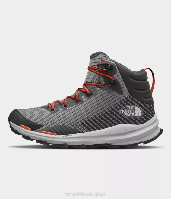 gris mélangé/gris asphalte Hommes The North Face bottes vectiv fastpack mi-futurlight 62XR719