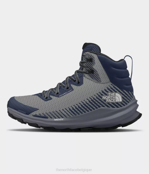 gris mélangé/marine sommet Hommes The North Face bottes vectiv fastpack mi-futurlight 62XR717