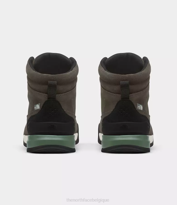 marron café/noir tnf Hommes The North Face bottes imperméables en cuir back-to-berkeley iii 62XR39