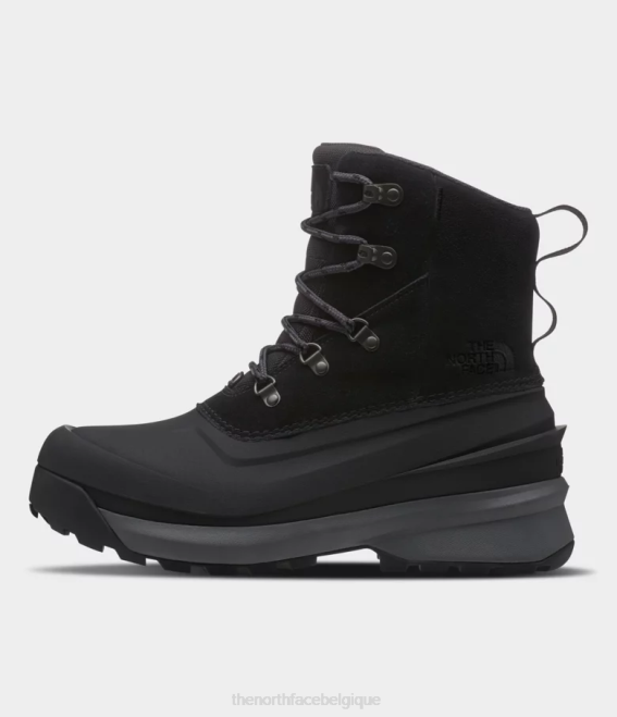 noir tnf/gris asphalte Hommes The North Face bottes imperméables à dentelle chilkat v 62XR613