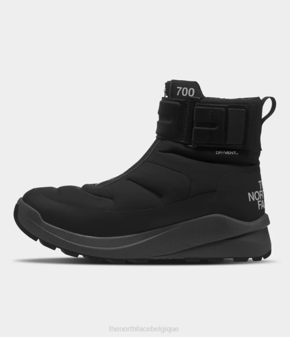 noir tnf/gris asphalte Hommes The North Face bottes imperméables nuptse ii à sangle 62XR932