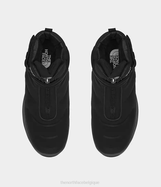 noir tnf/gris asphalte Hommes The North Face bottes imperméables nuptse ii à sangle 62XR932