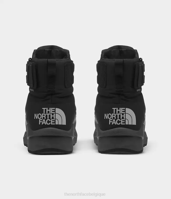 noir tnf/gris asphalte Hommes The North Face bottes imperméables nuptse ii à sangle 62XR932