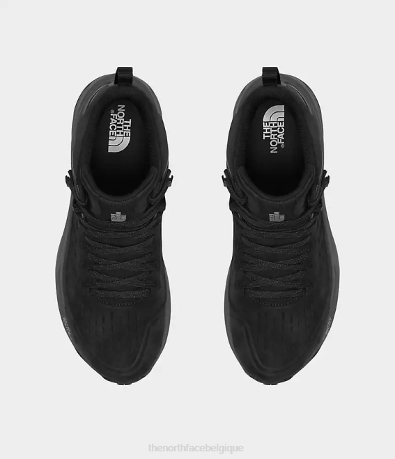 noir tnf/gris vanadis Hommes The North Face vectiv - exploris 2 - bottes mi-hautes en cuir Futurelight 62XR609