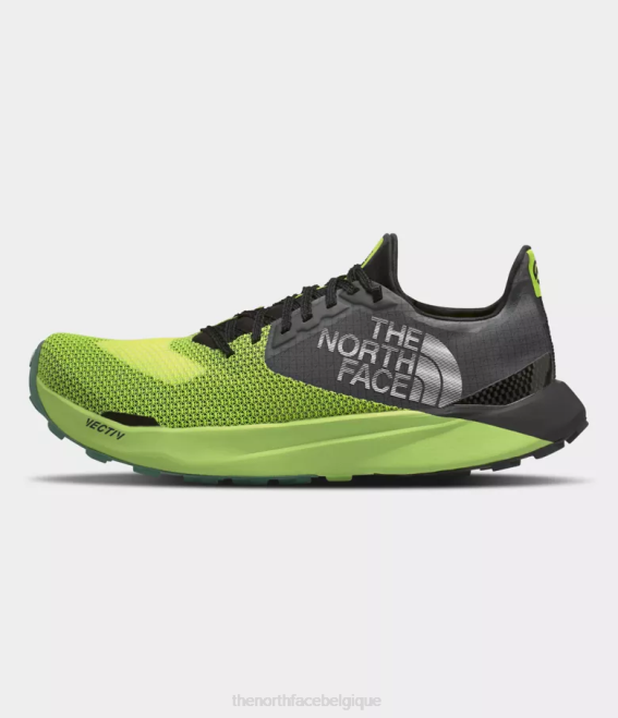 led jaune/tnf noir Hommes The North Face chaussures Summit Series Vectiv Sky 62XR837 - Cliquez sur l'image pour la fermer