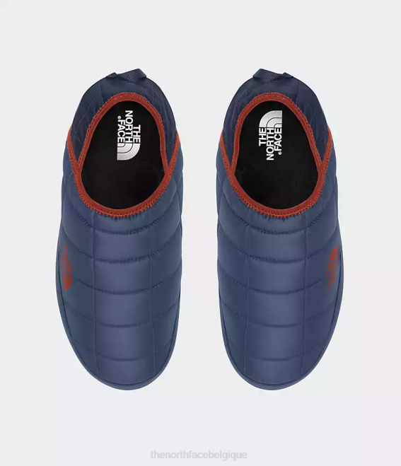 bleu ombragé/marine sommet Hommes The North Face mules de traction thermoball v 62XR1133
