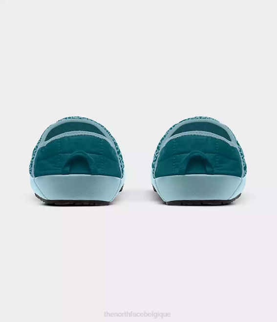 imprimé tnf corail bleu/corail bleu Hommes The North Face mules de traction thermoball v 62XR1136