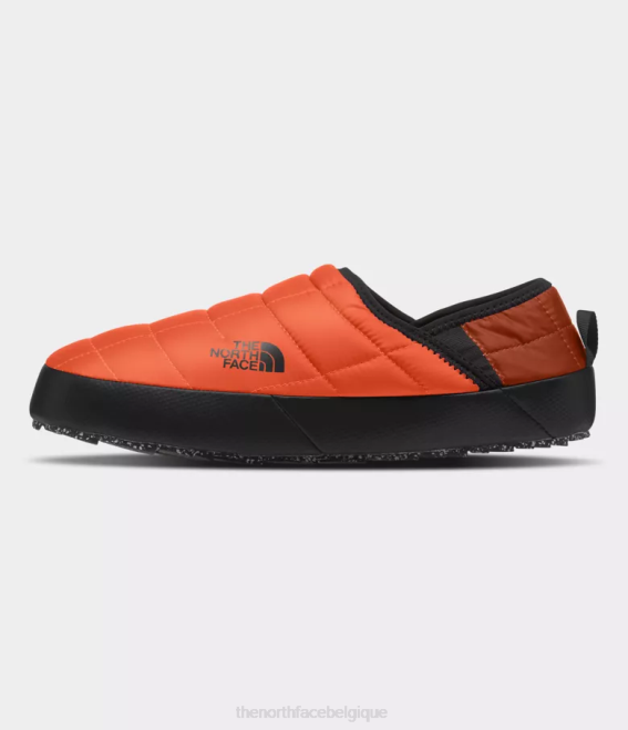 orange rétro/noir tnf Hommes The North Face mules de traction thermoball v 62XR1137