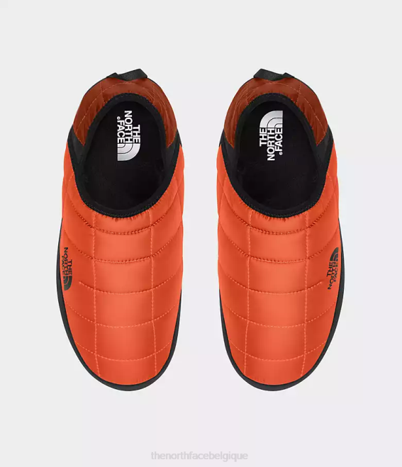 orange rétro/noir tnf Hommes The North Face mules de traction thermoball v 62XR1137