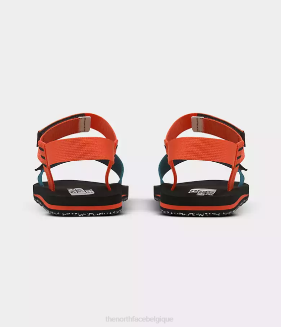 tnf noir/orange rétro Hommes The North Face sandales Skeena 62XR713