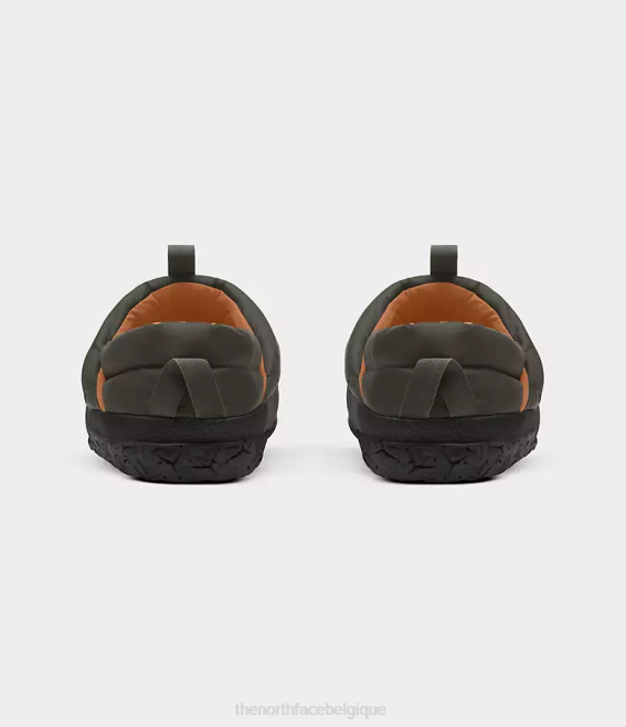 nouveau vert taupe/noir tnf Hommes The North Face mules nuptse 62XR556