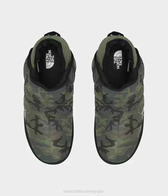 imprimé camouflage thym broussaille/noir tnf Hommes The North Face chaussons de traction thermoball 62XR789
