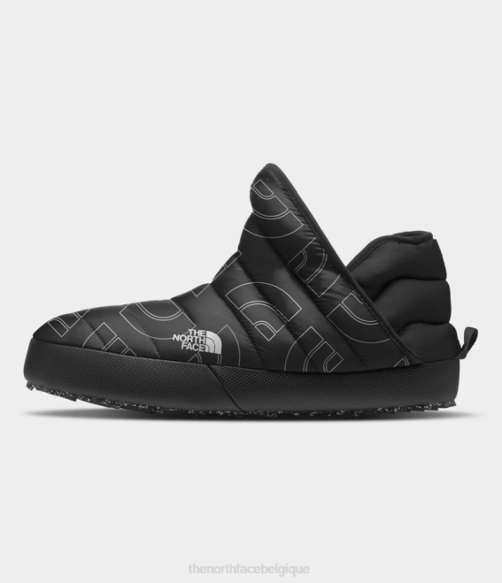tnf noir demi-dôme contour imprimé/tnf noir Hommes The North Face chaussons de traction thermoball 62XR790