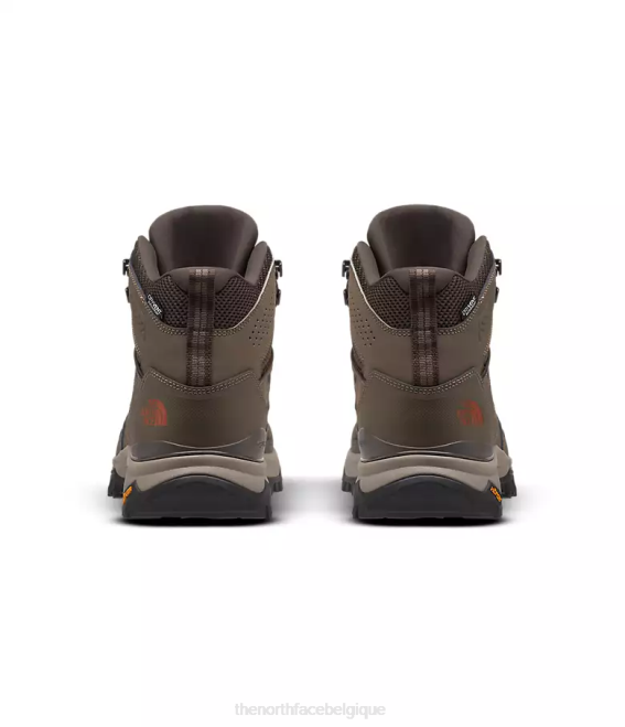 bipartisan marron/café Hommes The North Face bottes hérisson fastpack ii mi-wp 62XR1218