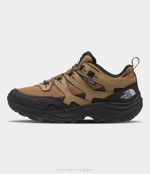 brun utilitaire/noir tnf Hommes The North Face chaussures imperméables hérisson 3 62XR959