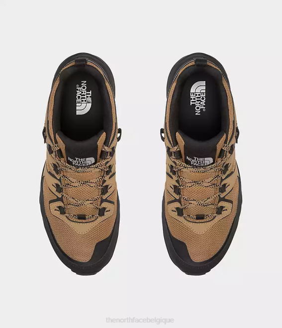 brun utilitaire/noir tnf Hommes The North Face chaussures imperméables hérisson 3 62XR959