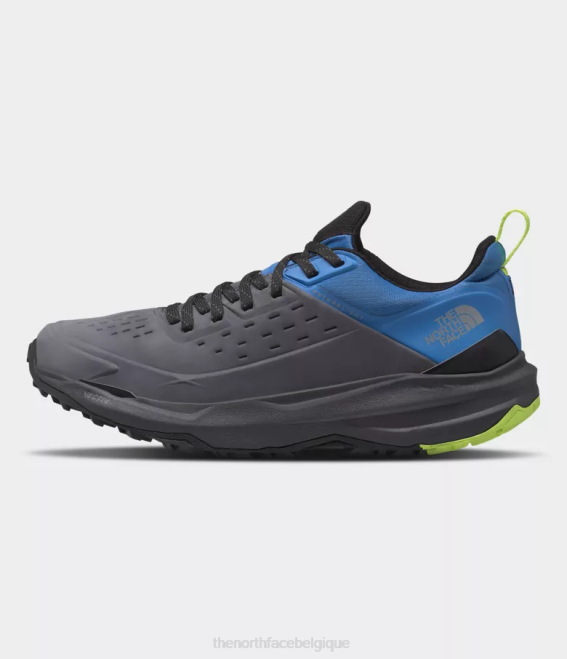 gris vanadis/bleu super sonic Hommes The North Face chaussures en cuir vectiv exploris 2 futurelight 62XR502