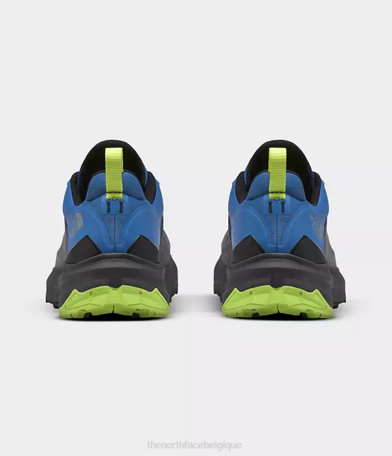 gris vanadis/bleu super sonic Hommes The North Face chaussures en cuir vectiv exploris 2 futurelight 62XR502