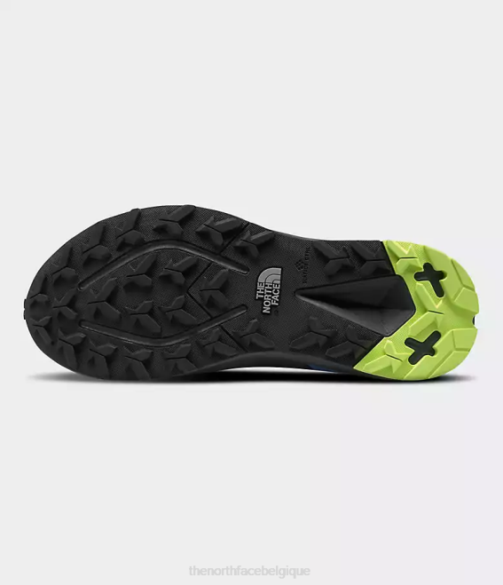 gris vanadis/bleu super sonic Hommes The North Face chaussures en cuir vectiv exploris 2 futurelight 62XR502