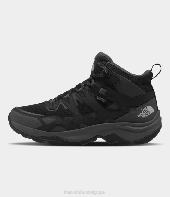 noir tnf/gris asphalte Hommes The North Face bottes imperméables mi-hautes hedgehog 3 62XR835