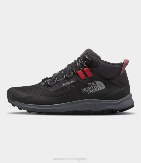 noir tnf/gris vanadis Hommes The North Face bottes imperméables mi-hautes cragstone 62XR38