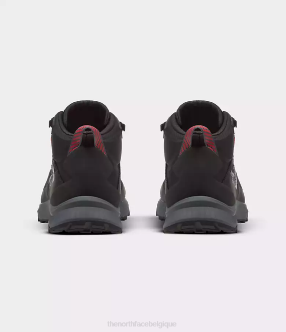 noir tnf/gris vanadis Hommes The North Face bottes imperméables mi-hautes cragstone 62XR38
