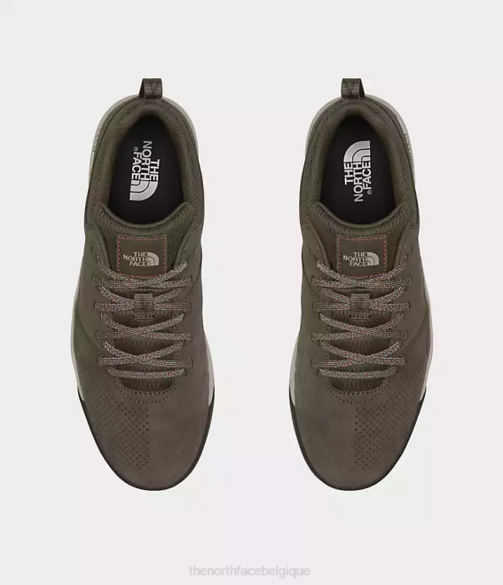 nouveau vert taupe/grès Hommes The North Face chaussures larimer dentelle ii 62XR1043