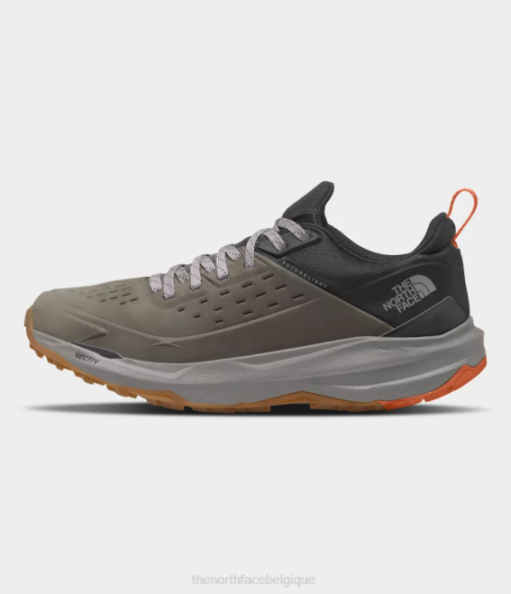 nouveau vert taupe/gris asphalte Hommes The North Face chaussures en cuir vectiv exploris 2 futurelight 62XR500