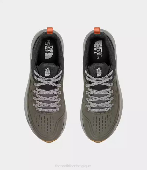 nouveau vert taupe/gris asphalte Hommes The North Face chaussures en cuir vectiv exploris 2 futurelight 62XR500