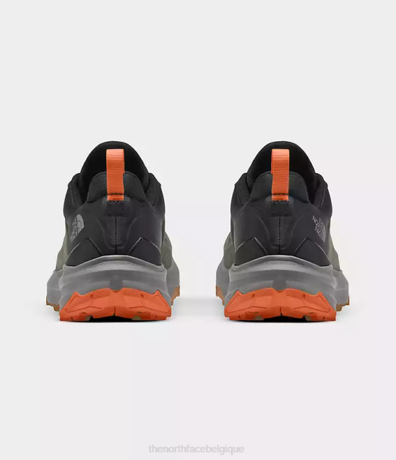 nouveau vert taupe/gris asphalte Hommes The North Face chaussures en cuir vectiv exploris 2 futurelight 62XR500
