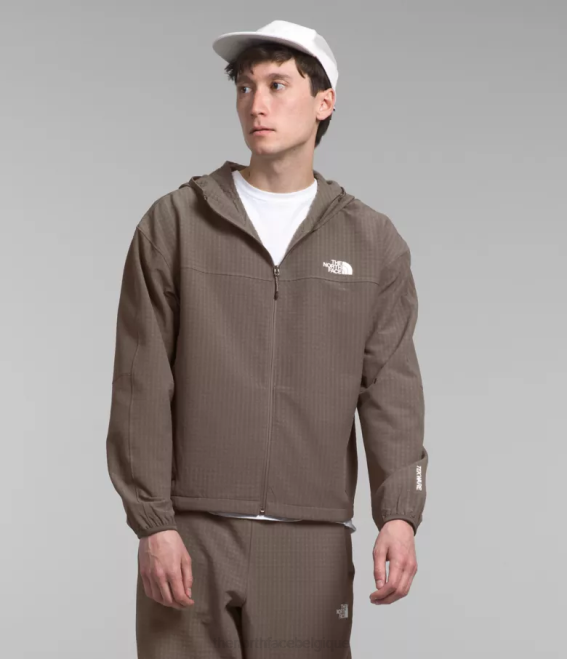 faucon brun Hommes The North Face sweat à capuche grille tekware 62XR832