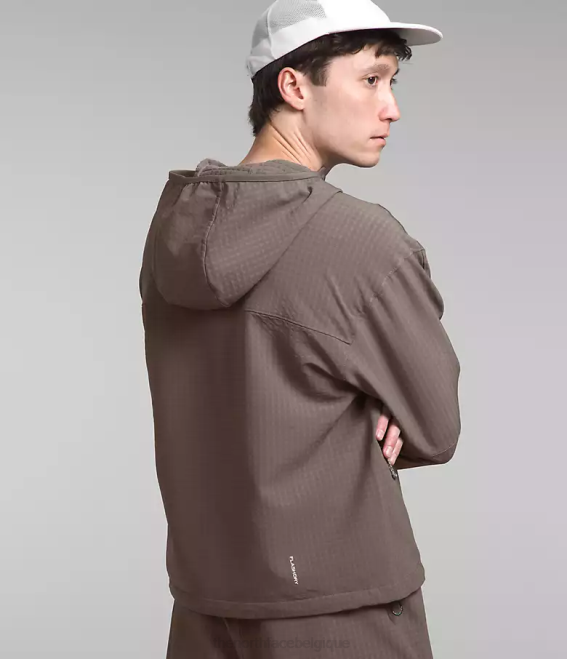 faucon brun Hommes The North Face sweat à capuche grille tekware 62XR832